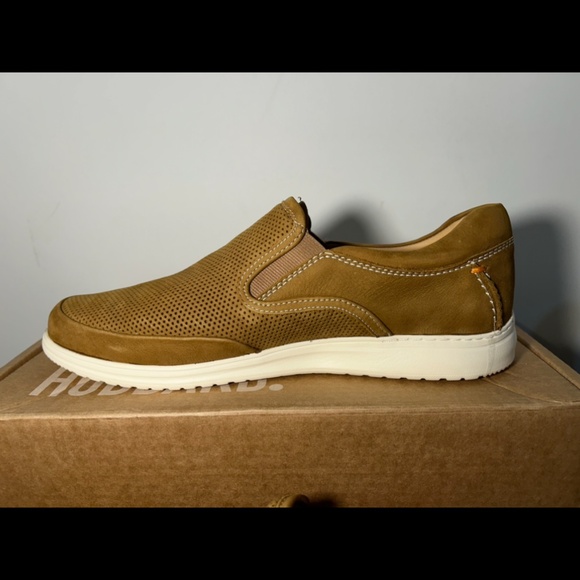 Samuel Hubbard Featherlight Olema Slip-On Shoes Loafers Nutmeg Nubuck Mens 10M main image 9